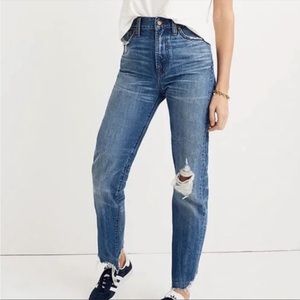 Madewell The Perfect Summer Jean Destructed Edition Distressed H5823 Size 28
